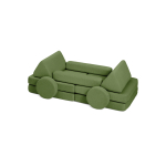Kinder Mini-Sofa in Flaschengrün – komfortabel und modern